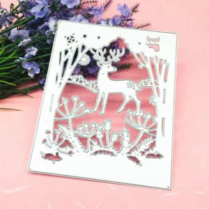 Sumflying Christmas Series Forest Deer Cutting Dies Christmas Series Forest Deer Cutting Dies 04