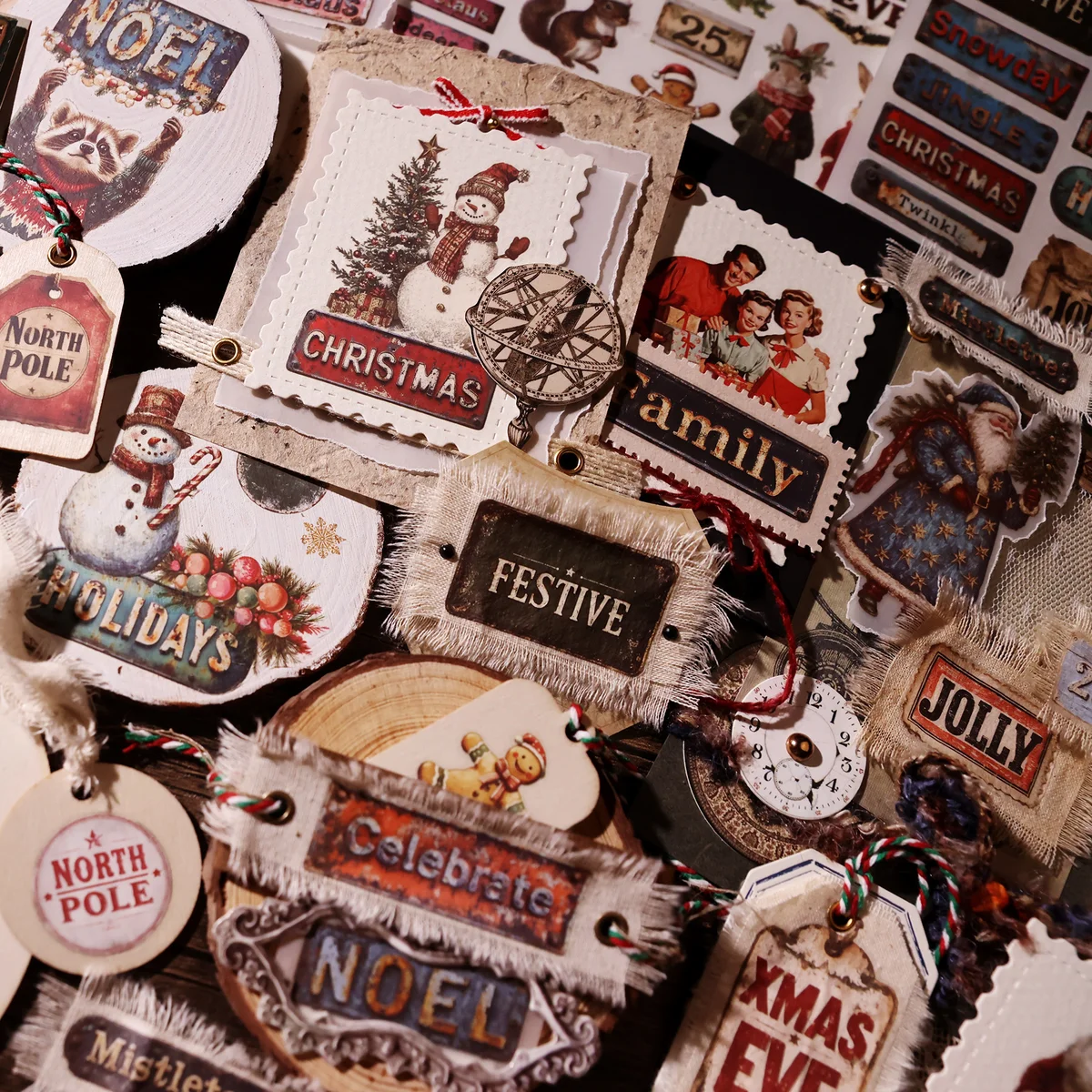 Christmas Sign & Label Rub On Transfer Stickers - 3 Sheets Pack - detail image 8