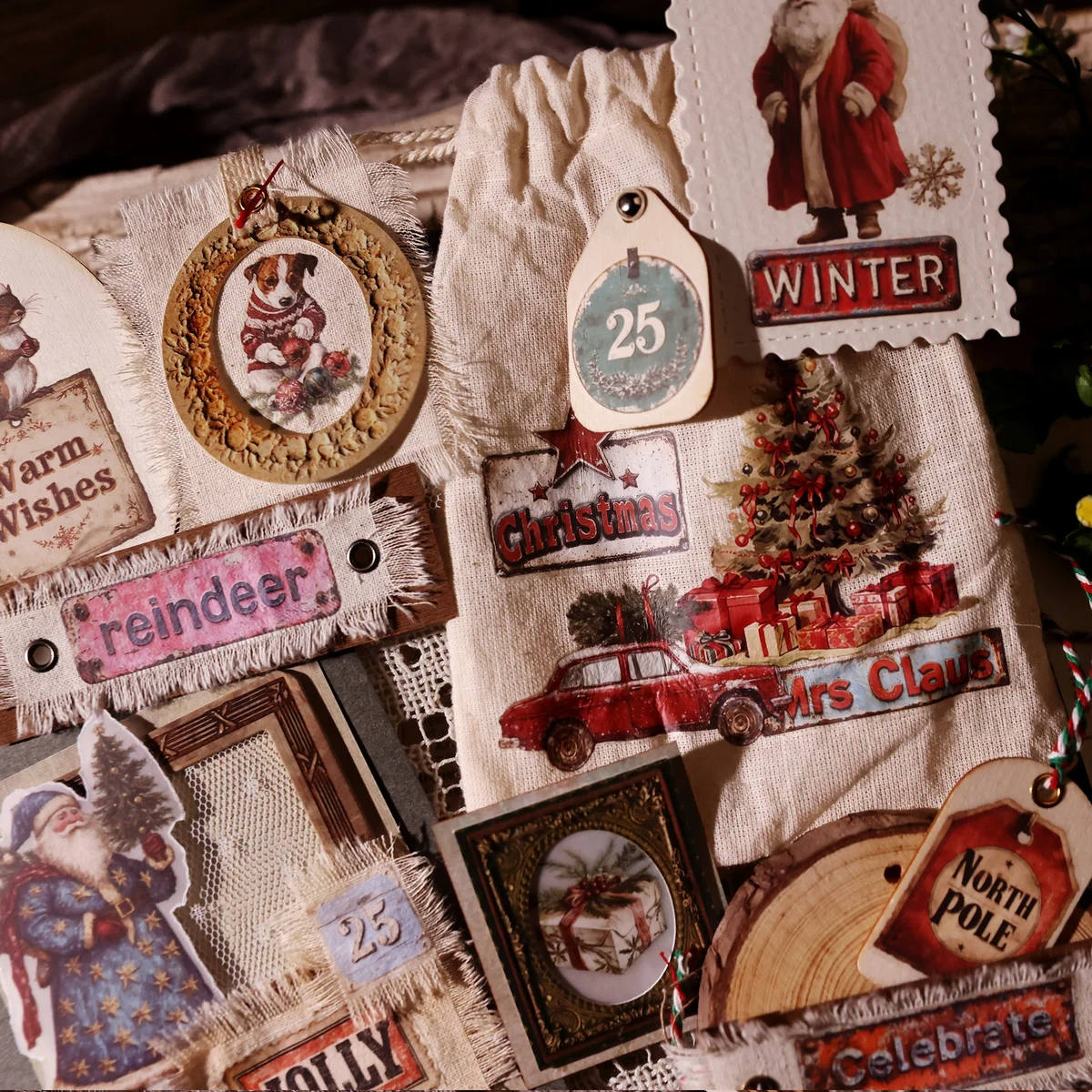 Christmas Sign & Label Rub On Transfer Stickers - 3 Sheets Pack - detail image 15