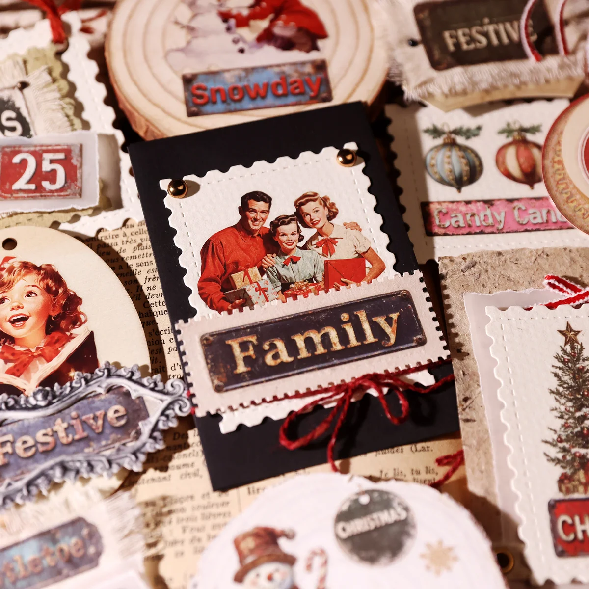 Christmas Sign & Label Rub On Transfer Stickers - 3 Sheets Pack - detail image 23