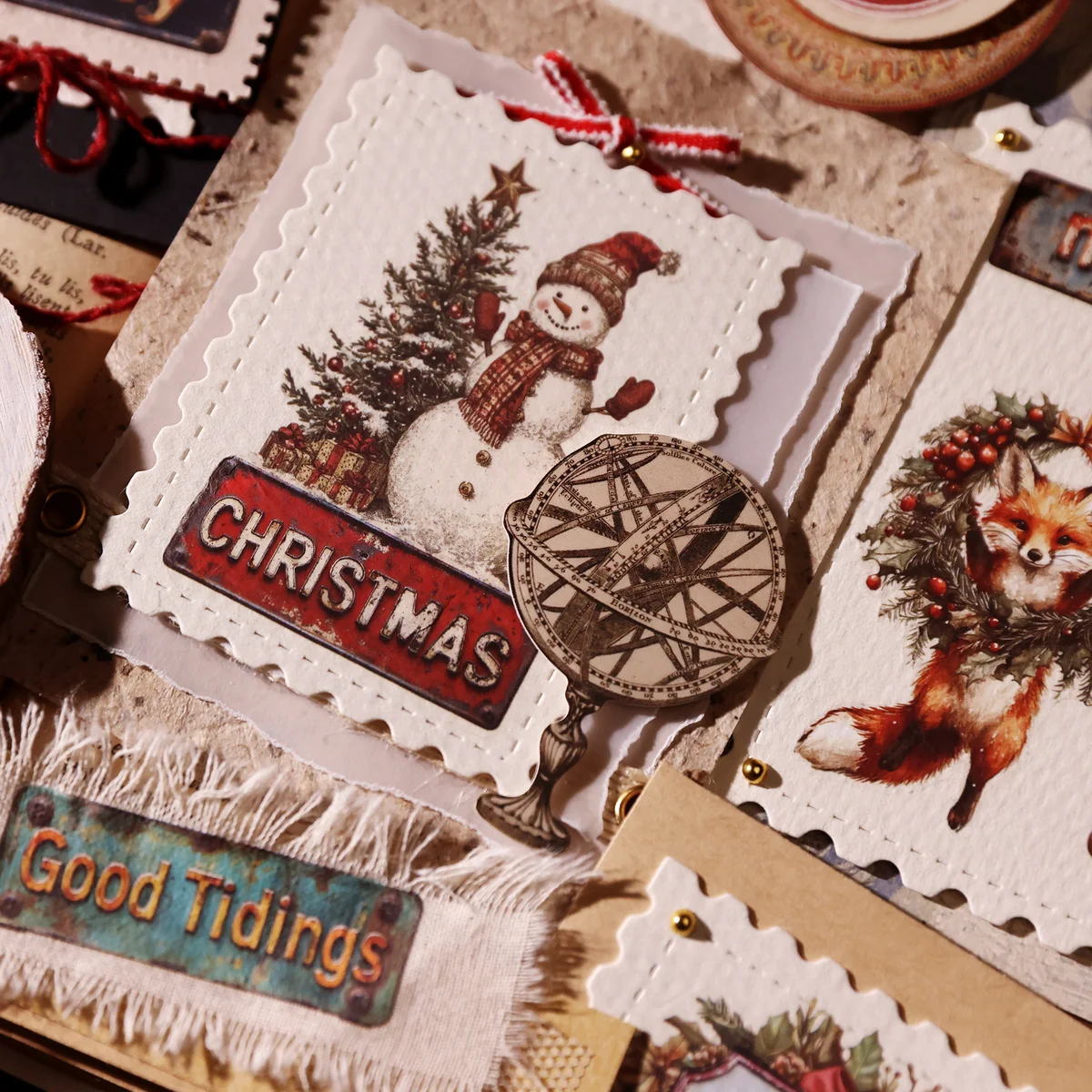 Christmas Sign & Label Rub On Transfer Stickers - 3 Sheets Pack - detail image 24