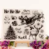 Christmas Sleigh Stamp Set - main product photo | clear stamp