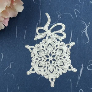 Sumflying Christmas Snowflake Metal Die Cuts metal cutting die - size guide