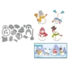Christmas Snowman Metal Cutting Dies 00