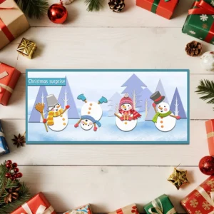 Christmas Snowman Metal Cutting Dies 01