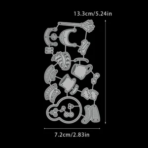 Sumflying Christmas Snowman Metal Cutting Dies Christmas Snowman Metal Cutting Dies 02