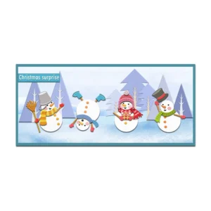 Sumflying Christmas Snowman Metal Cutting Dies Christmas Snowman Metal Cutting Dies 05