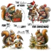 Christmas Squirrel Clear Stamps 00