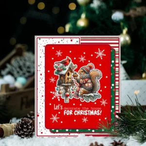 Christmas Squirrel Clear Stamps 04
