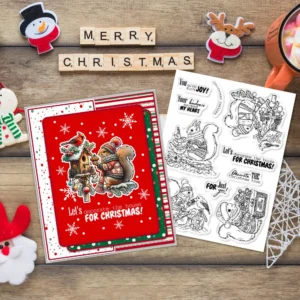 Christmas Squirrel Clear Stamps 06