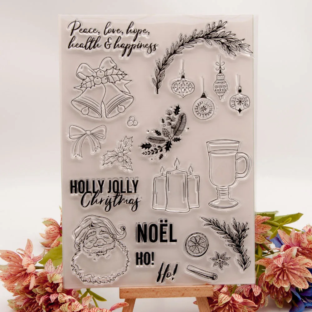 christmas-stamp-set-1 Christmas Stamp Set - main product photo | clear stamp