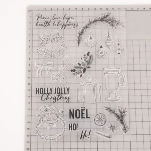 Christmas Stamp Set Christmas Stamp Set - detail view | clear stamp
