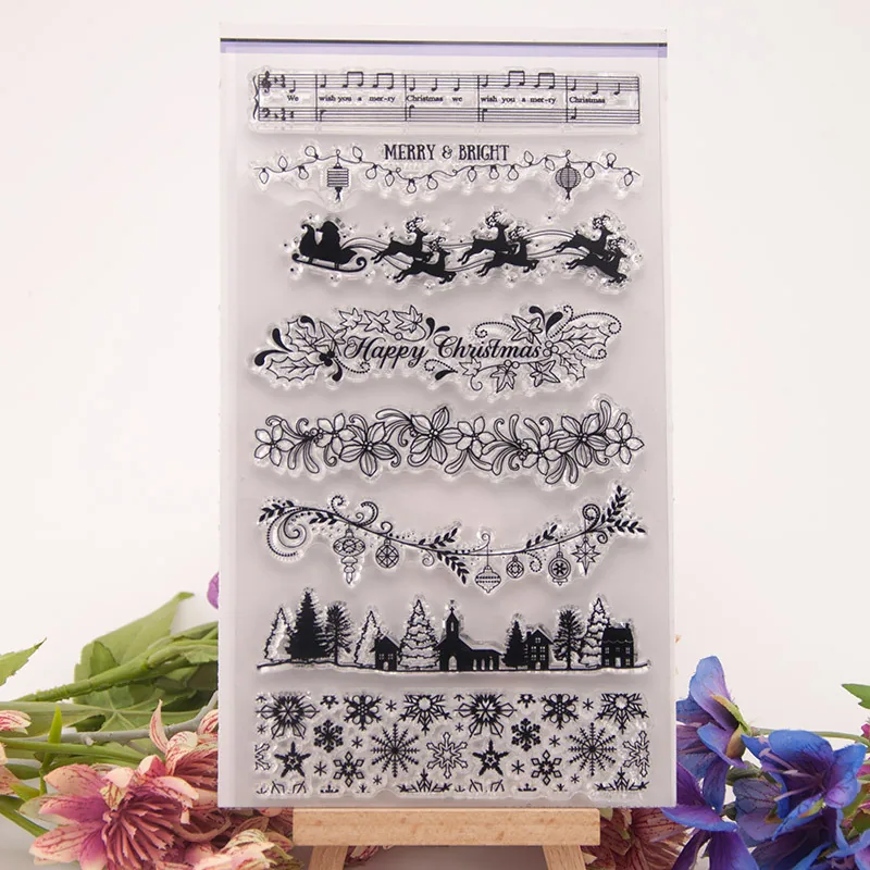 christmas-stamp-set-4-1 Christmas Stamp Set - main product photo | clear stamp