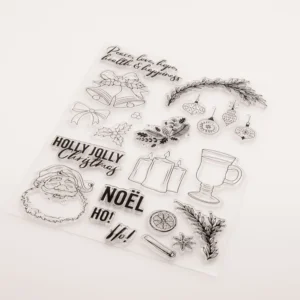 Christmas Stamp Set Christmas Stamp Set - lifestyle photo | clear stamp