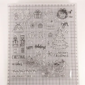 Christmas Stamp Set Christmas Stamp Set - detail view | clear stamp
