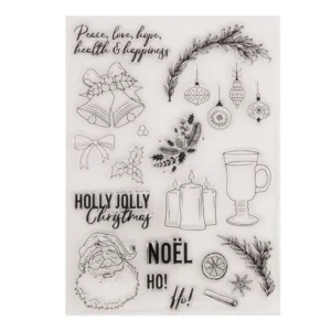 Christmas Stamp Set Christmas Stamp Set - packaging photo | clear stamp