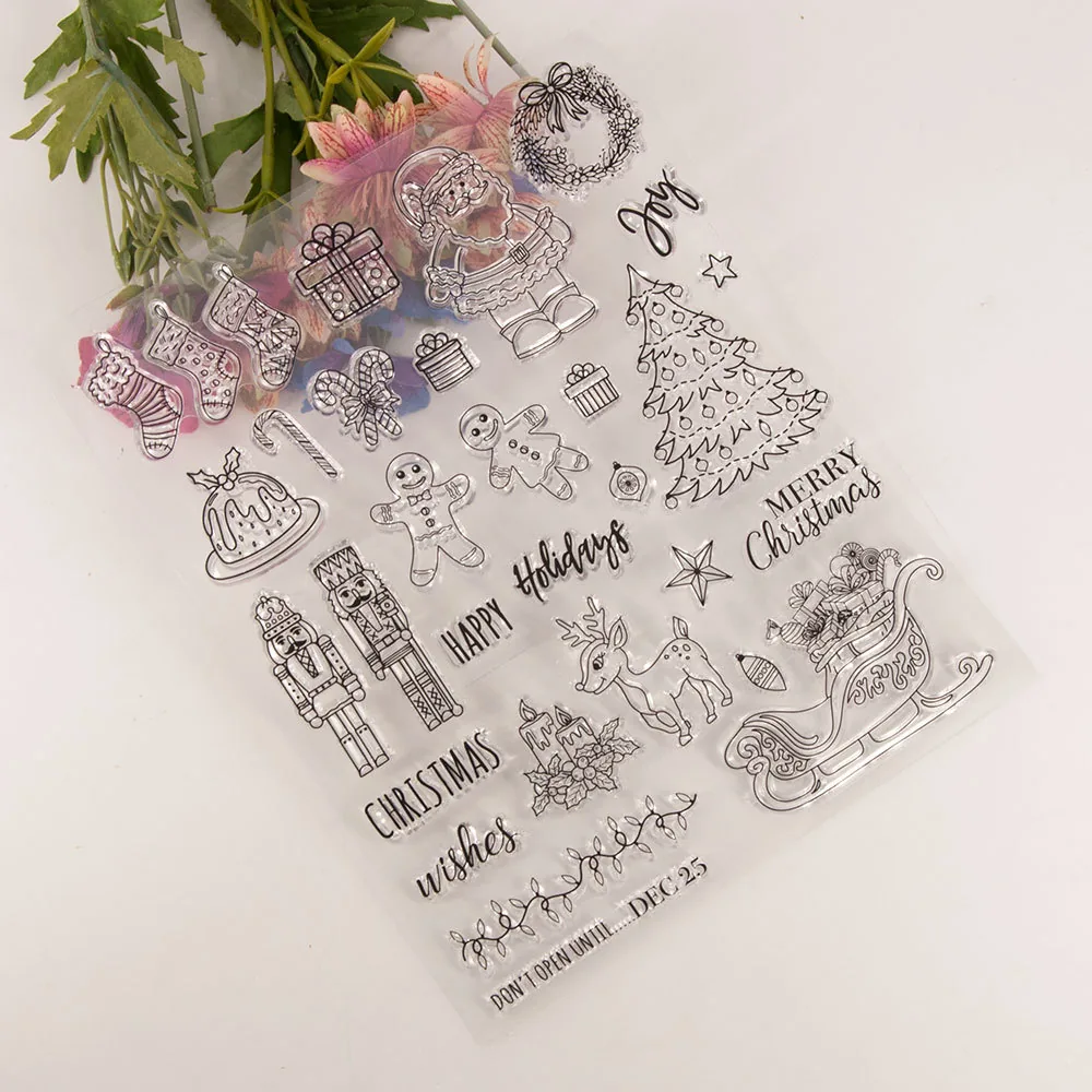 christmas-stamp-set-5-4 Christmas Stamp Set - lifestyle photo | clear stamp