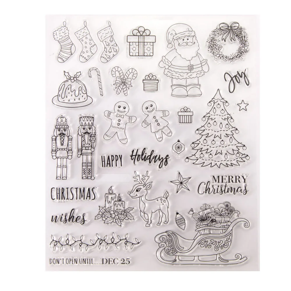 christmas-stamp-set-5-5 Christmas Stamp Set - packaging photo | clear stamp