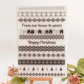 Christmas Strips Clear Stamp Set