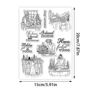 Christmas Theme Clear Stamps 10 02