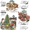 Christmas Theme Clear Stamps 11 00