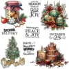 Christmas Theme Clear Stamps 9 00