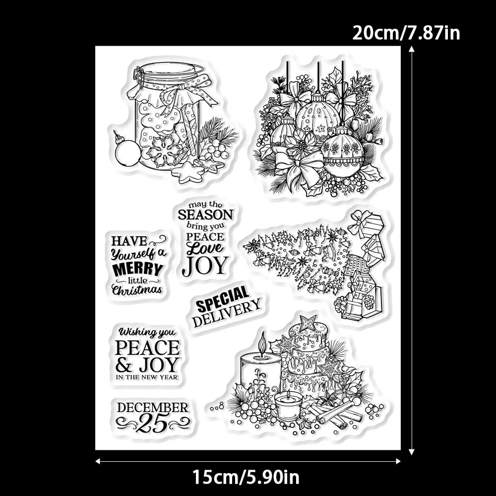 Christmas Theme Clear Stamps 9 02 Christmas Theme Clear Stamps 9 02