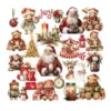 Christmas Vellum Ephemera Stickers Pack