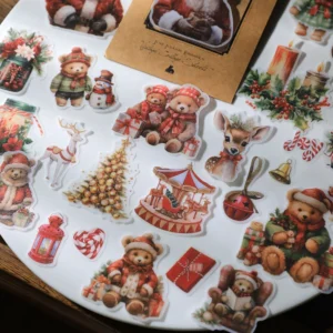Christmas Vellum Ephemera Stickers Pack