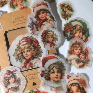 Christmas Vellum Ephemera Stickers Pack