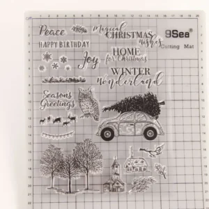 Christmas Winter Stamp Set Christmas Winter Stamp Set - detail view | clear stamp