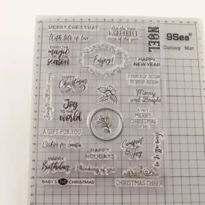Christmas Words Stamp Set Christmas Words Stamp Set - detail view | clear stamp
