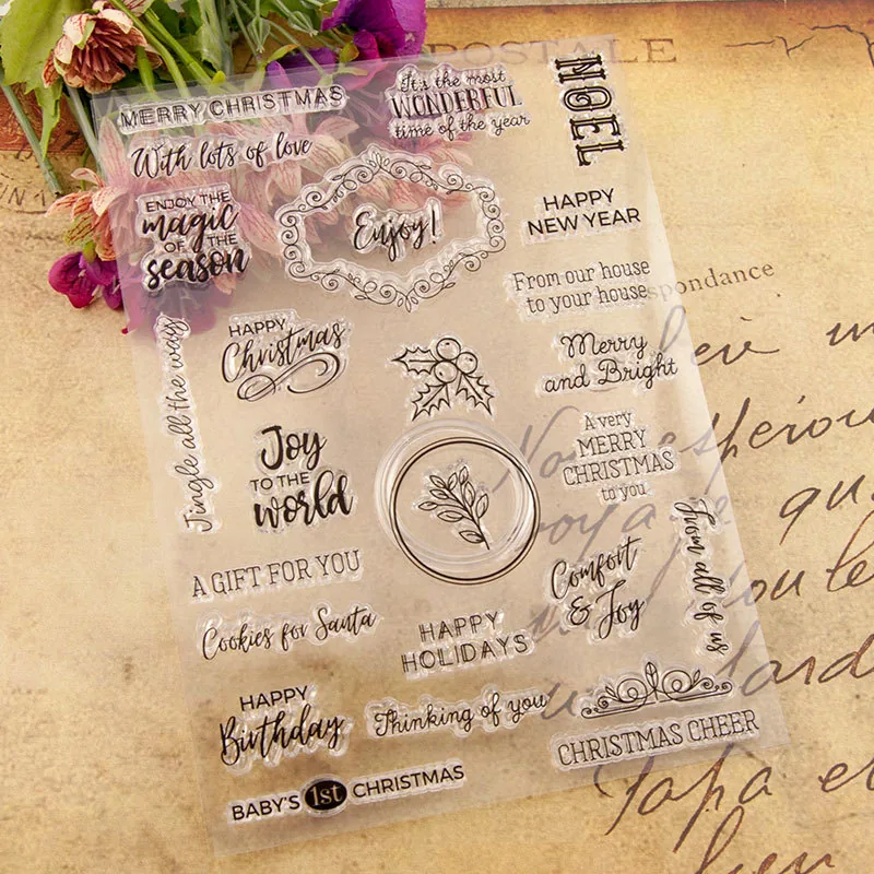 christmas-words-stamp-set-3 Christmas Words Stamp Set - size chart | clear stamp
