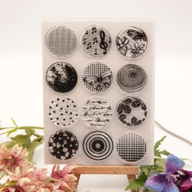 Circular Pattern Clear Stamp Set