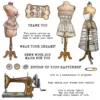 Clothes Rack Sewing Machine Clear Stamps 00