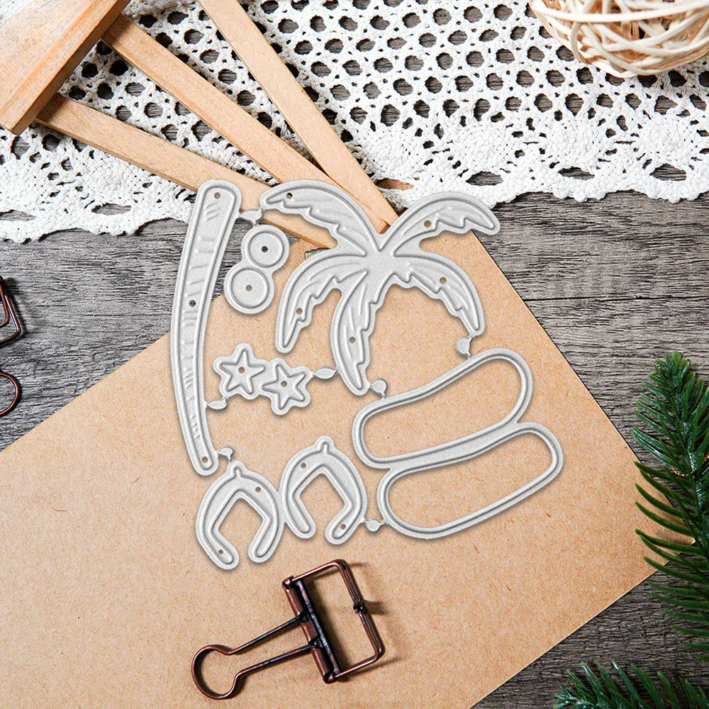 Coconut Slippers Metal Cutting Dies 03 Coconut Slippers Metal Cutting Dies 03