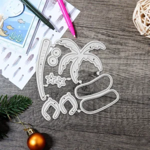 Sumflying Coconut Slippers Metal Cutting Dies Coconut Slippers Metal Cutting Dies 05