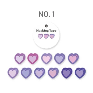 Colored Heart Tape