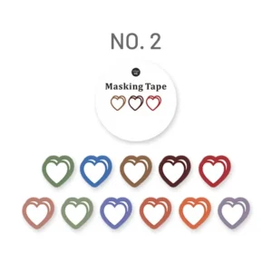 Colored Heart Tape