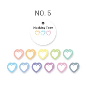 Colored Heart Tape