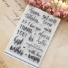 Common Words Stamp Set - main product photo | clear stamp