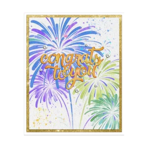 Sumflying "Congrats to you" Phrase Metal Cutting Dies Congrats To You Phrase Metal Cutting Dies 03
