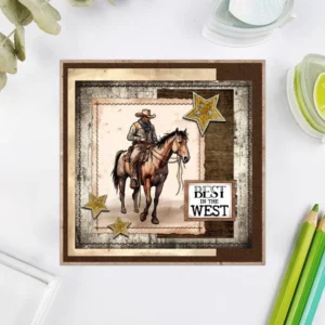 Cool Cowboy Tractor And Boots Clear Stamps 03