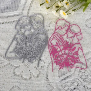 Back view – Sumflying Couple Affectionate Metal Cutting Dies metal cutting dies