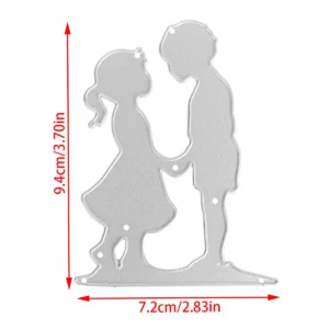 Size reference chart for Sumflying Couple Full Feelings Metal Cutting Dies metal cutting dies