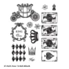 Courtesy King & Queen Stamp Set - main product photo | clear stamp