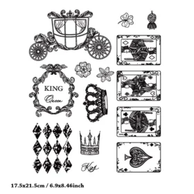 Courtesy King & Queen Stamp Set