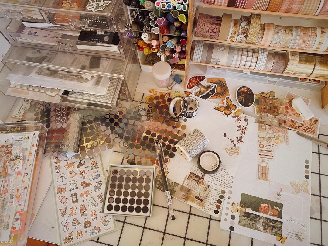 Imprint Your Imagination: How Craft-Minded Book Lovers Turn Embossing into an Art Form Handcraft journaling tools and stationery arranged on a desk
