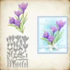 Crocus Flower Metal Cutting Dies 00