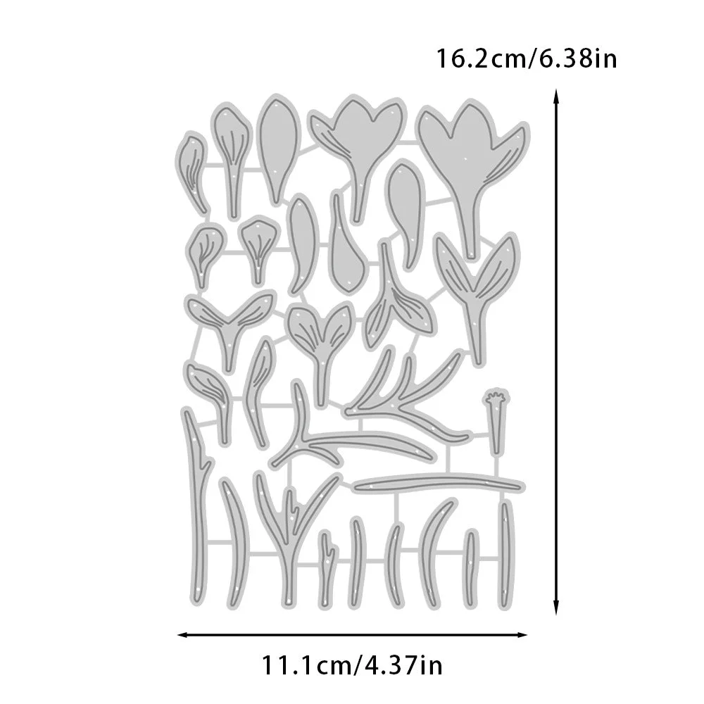 Crocus Flower Metal Cutting Dies 01 Crocus Flower Metal Cutting Dies 01